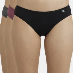 Jockey 1410 Women's Super Combed Cotton Bikini (Pack of 3_Color & Prints May Vary)-picture-11