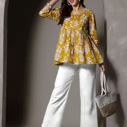 KALINI Floral Print Cotton Top image 2