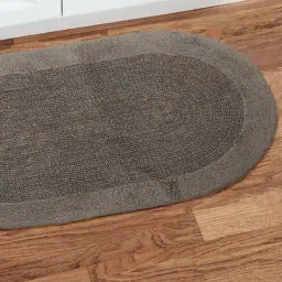 Maspar Colorart Grassy Ground Grey Bath Mat - Set of 1-image-0