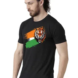 BRATMA Unisex Printed Applique T-shirt image 3