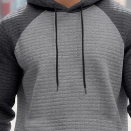 Mast & Harbour Men Colourblocked Hooded Sweatshirt image 4