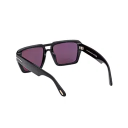 Tom Ford Men Square Sunglasses with UV Protected Lens FT1153 56 01A image 3