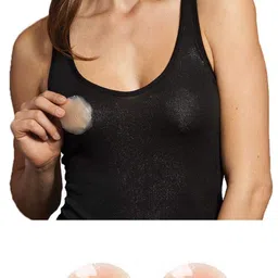aaram Women’s Adjustable Nipple Sticker Cover Strapless Stick on Adhesive Pads image 1
