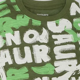 Pantaloons Junior Boys Camouflage Printed Applique T-shirt image 5