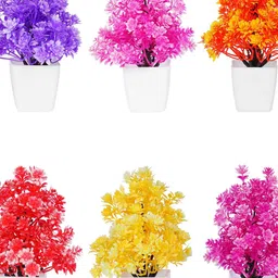 Dekorly Green Plastic Artificial Flowers & Plants Without Pot image 4