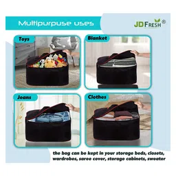 JD FRESH 4 Piece 69 Liter Nylon Storage Bag - Red & Black image 5