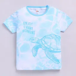 LITTLE NINJA Boys Graphic Printed Round Neck Cotton T-shirt-picture-12