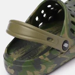 Skechers Boys Olive Green Printed SWIFTERS - SHORE BLAST Clogs image 4