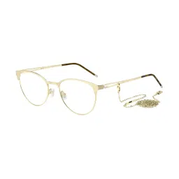 Hugo Boss Gold Oval Eye Frames for Women image 5