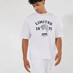 Styli White Oversized Printed Co-Ord Set image 5