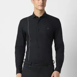 Peter England Black Regular Fit Shirt-picture-42
