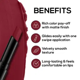 RENEE Very Matte Lipstick Cranberry Crush 07 - 1.6 gm image 4