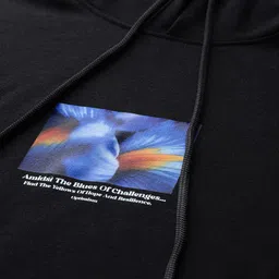 Mast & Harbour Printed Hooded Sweatshirt image 2