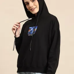 Mast & Harbour Printed Hooded Sweatshirt image 3