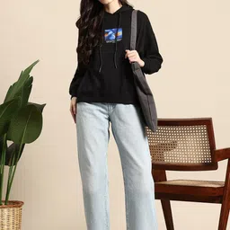 Mast & Harbour Printed Hooded Sweatshirt image 5