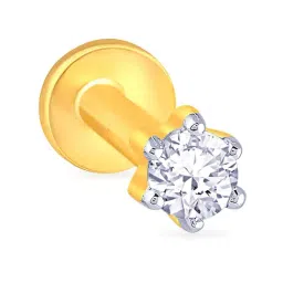 Malabar Gold and Diamonds 18k Gold & Diamond Mine Nosepin for Women-picture-31
