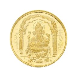Sri Jagdamba Pearls Lord Ganesha 24k (999) 2gm Gold Coin-picture-11