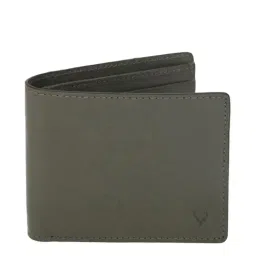 Allen Solly Olive Casual Leather Bi-Fold Wallet for Men-image-53