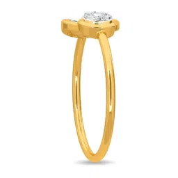 Kisna Diamond & Gold Jewellery Emm 18k (750) Diamond & Gold Ring For Women image 5