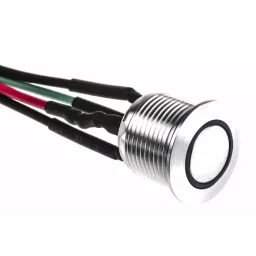 RS PRO Illuminated Push Button Switch Momentary 16 mm Cutout SPST Green LED 36 V DC, 1758578 image 2