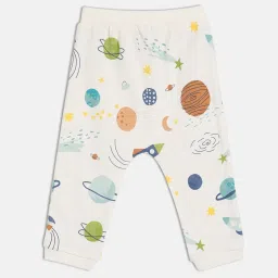 Miniklub Boys Blue & White Regular Fit Knitted Bottom - Pack of 2 image 5