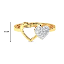 Kisna Diamond & Gold Jewellery Navi 18k (750) Diamond & Gold Ring For Women image 5