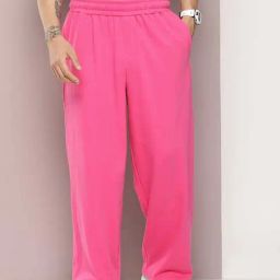 Dillinger Pink Regular Fit Baggy Korean¿Trackpants-picture-27