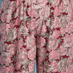 theRebelinme Maroon Floral Print High Rise Regular Fit Palazzos image 5