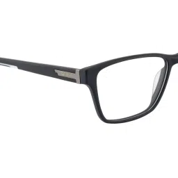 Ted Smith Black Rectangular Unisex Eyewear Frames image 5