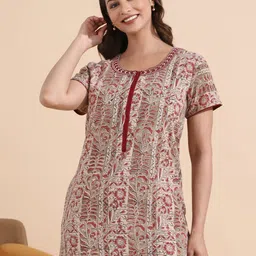 Maybell Printed Maxi Nightdress image 4
