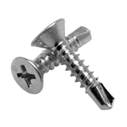 Immech 8 x 13 (D4.2mm) Nickel Plated Self Drilling Screw CSK Phillips Bugle Head Pack of 400 Pcs image 4
