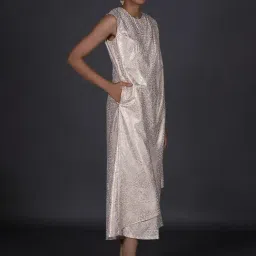 W Off-White Printed Jumpsuit image 4