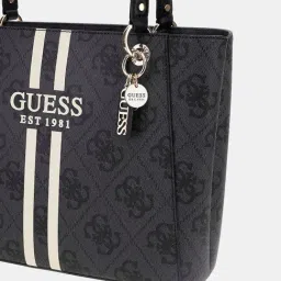 Guess Coal Tenerife Logo Mini Tote image 4