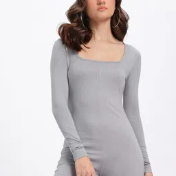 glitchez Contoured Chic Bodycon Playsuit image 3