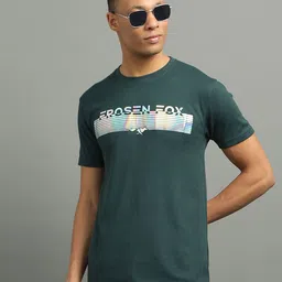 FROSEN FOX Men Typography Printed Round Neck T-shirt-picture-14