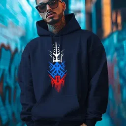 FastColors Printed Hooded Sweatshirt-image-59