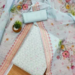 Rangtulika Ethnics Motifs Embroidered Unstitched Dress Material-image-51