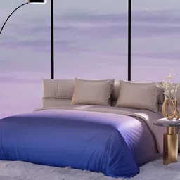 Stoa Paris Skies of Paris Champagne & Purple AC Room 150 GSM Double Bed Comforter-picture-15