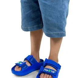 Hopits Brand Name Designed With Changeable Straps Water Proof Sandals - Royal Blue-picture-12