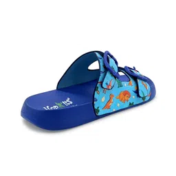 KazarMax Dinosaur Printed Sandals - Blue image 4