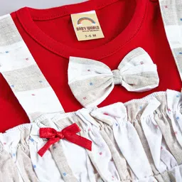 Hopscotch Girls Cotton Fit & Flare Dresses-image-35