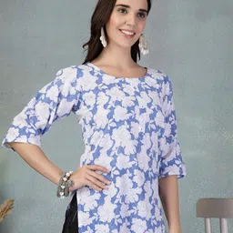 Clora Creation Floral Print Cotton Top image 2