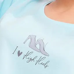 L&M Leisure and Moods Women Graphic Printed Night suit image 2