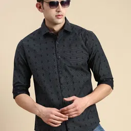 SHOWOFFFF Men Comfort Slim Fit Casual Shirt-picture-34