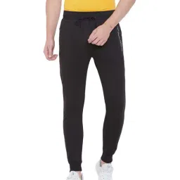 Duke Black Cotton Regular Fit Joggers-picture-38