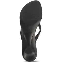 Metro Women's Black Thongs image 4