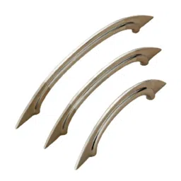 DECORE 306 128 mm Zinc Alloy Chrome and TT Finish Cabinet Pull Handle-image-93