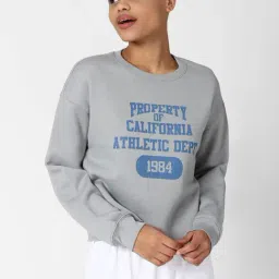 Forever 21 Grey Graphic Print Pullover-picture-40