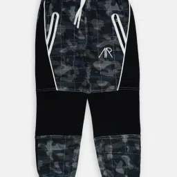 Angel & Rocket Kids Navy Cotton Printed Trackpants-picture-20