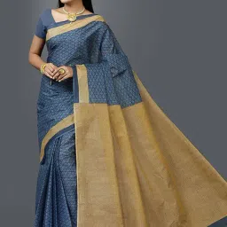SHANVIKA Grey Cotton Printed Saree-picture-21
